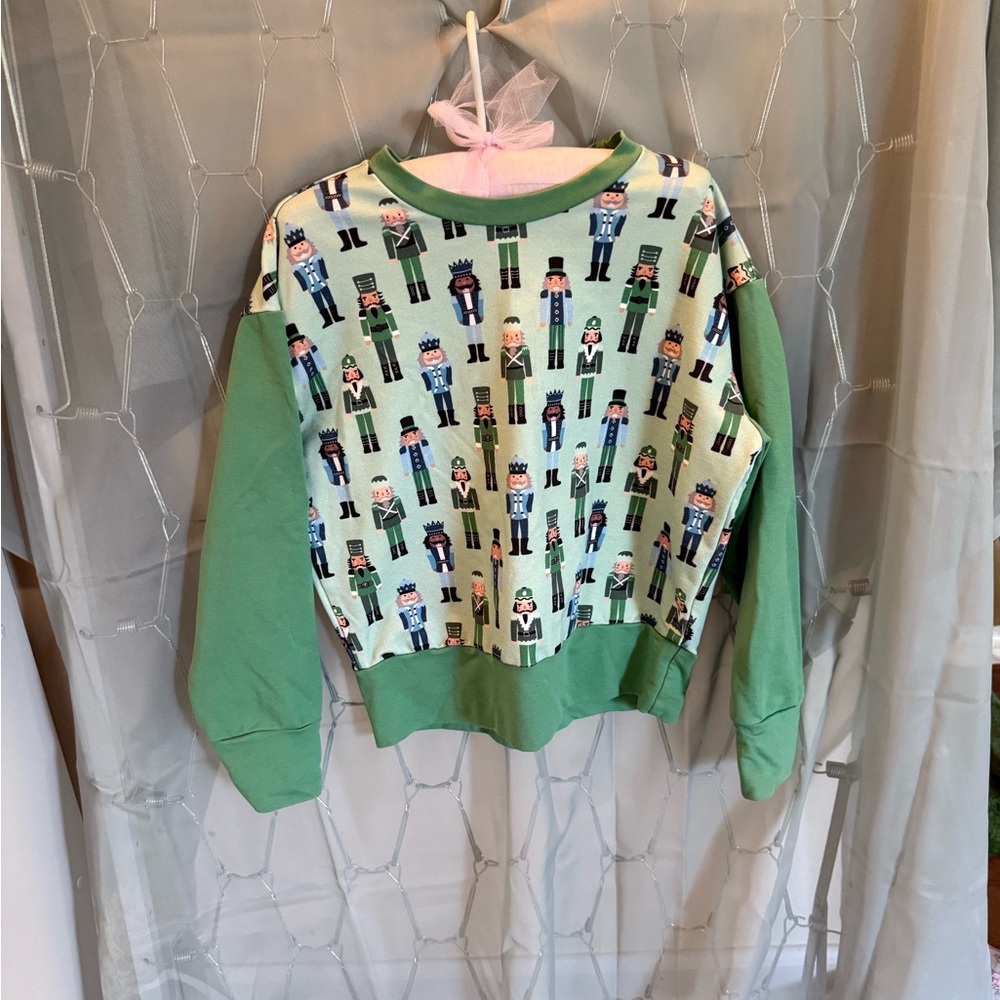 Taylor Joelle Green Nutcracker Sweatshirt